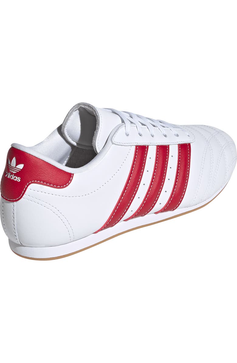 adidas Taekwondo Sneaker, Alternate, color, White/ Team Victory Red/ Gum