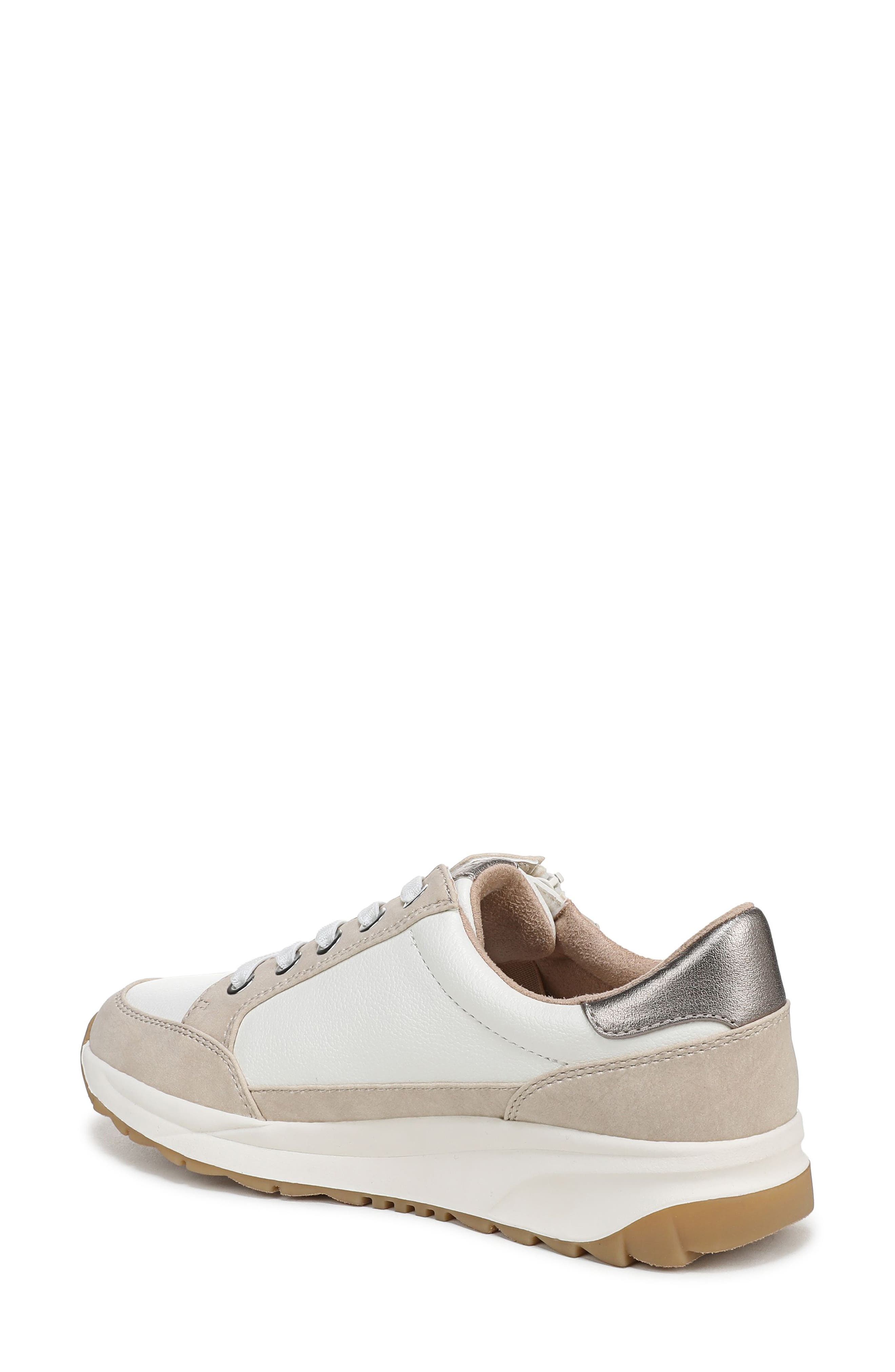 Naturalizer Jace Sneaker, Alternate, color, White / Porcelain Faux Leather