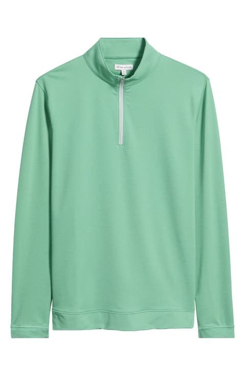 Perth Mélange Performance Quarter-Zip Pullover