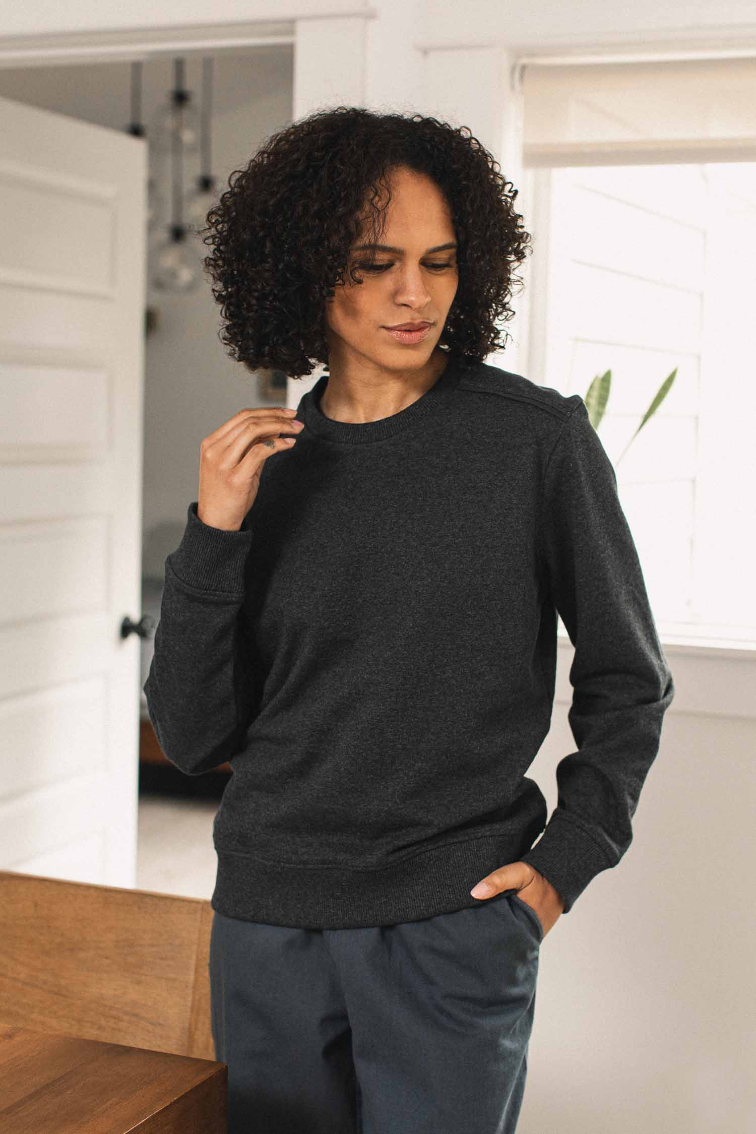 Bridge & Burn Bailey Recycled Crewneck Sweatshirt (Women) | Nordstrom