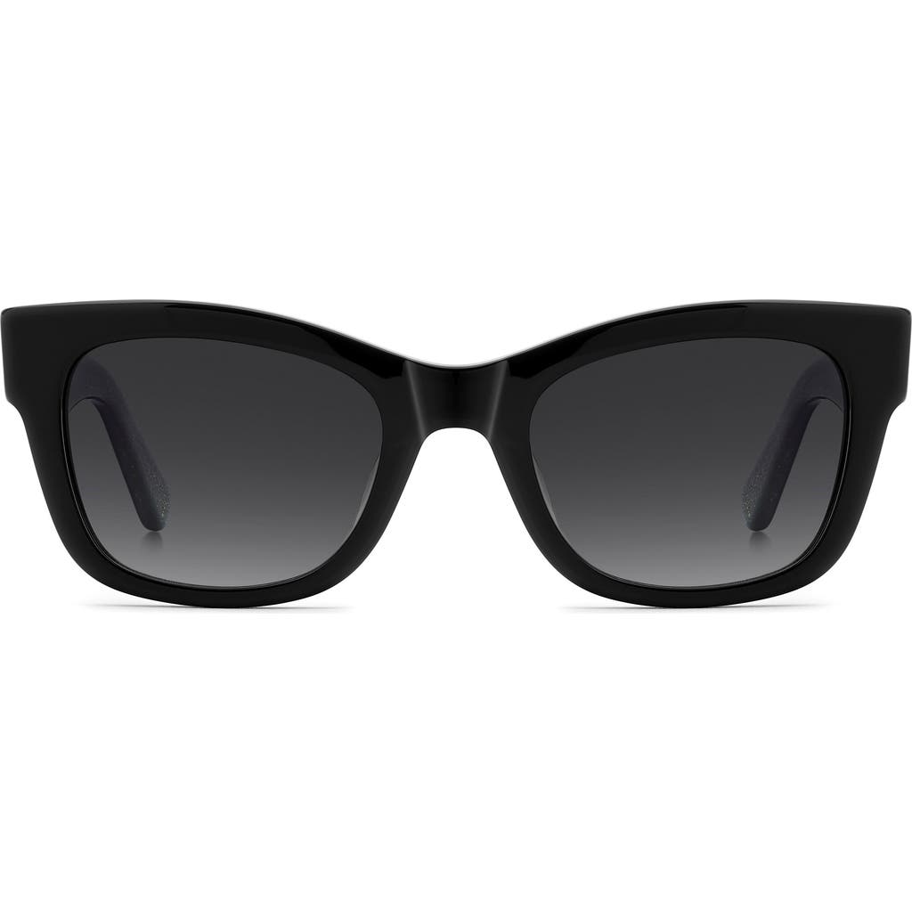 Kate Spade New York Aimee 50mm Cat Eye Sunglasses In Black