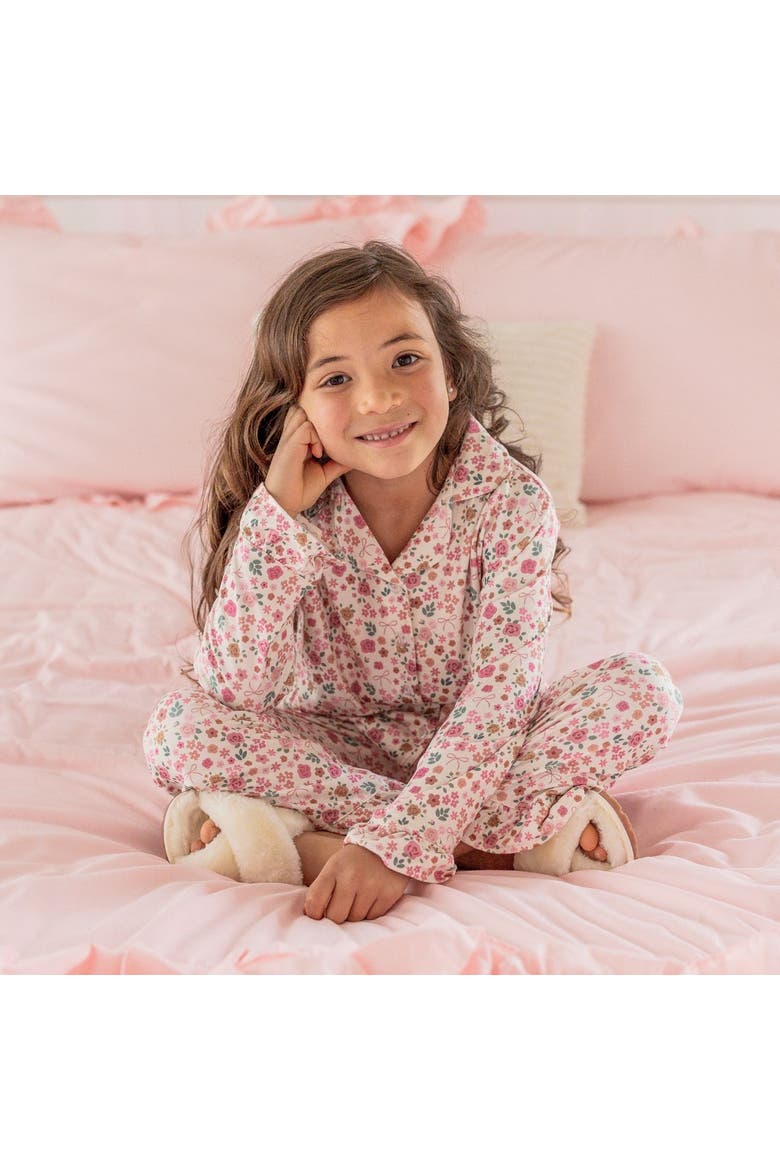 Berry Floral Lounge Set, Alternate, color, Mauve