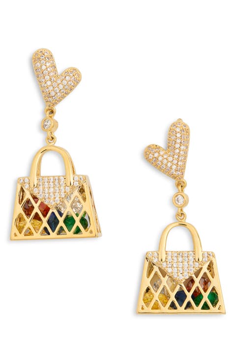 Lena Purse Drop Earrings