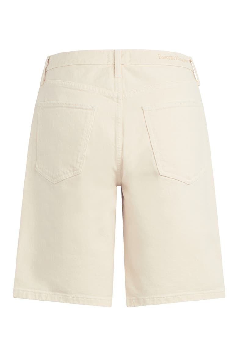 The Tommy Bermuda Denim Shorts, Alternate, color, GARDENIA