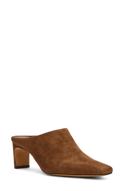 Jamason Leather Heeled Mule