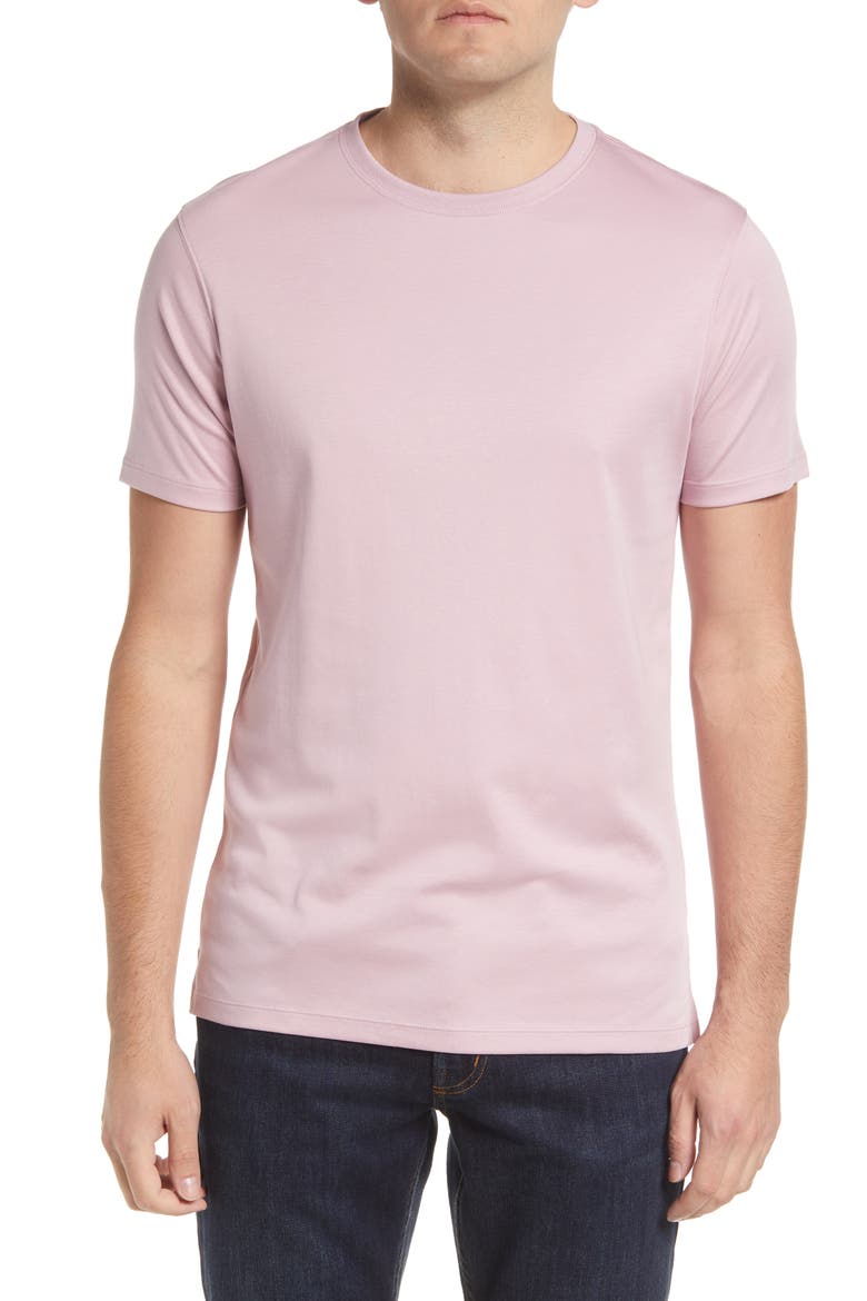 Georgia Pima Cotton T-Shirt, Main, color, DAWN PINK