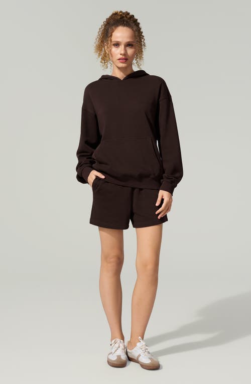 Lilysilk Seamflow Douceur Hoodie In Brown