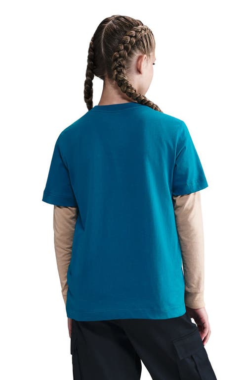 Nike Kids' Snow Globe Graphic T-shirt In Blue