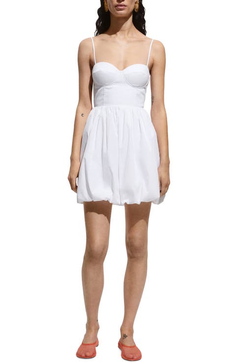 Bubble Hem Mini Sundress