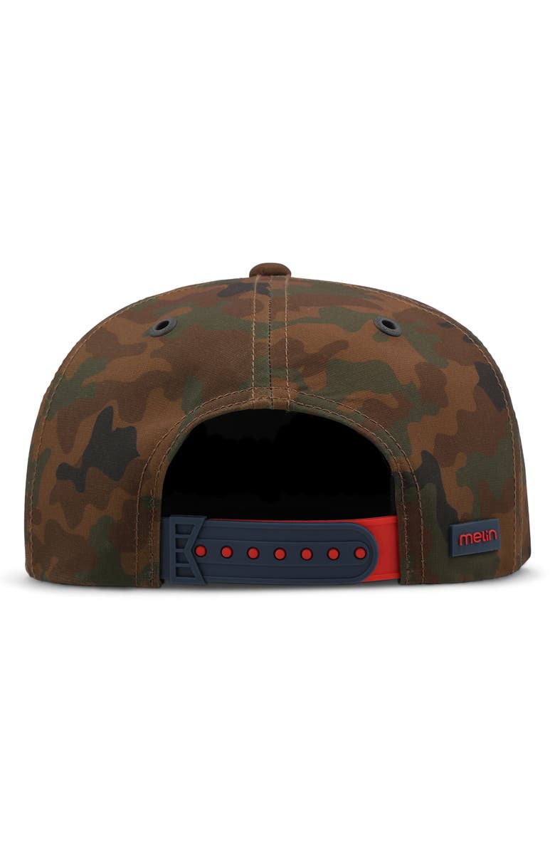 Melin Hydro Eagle Merica Camo Performance Snapback Ball Cap, Alternate, color,