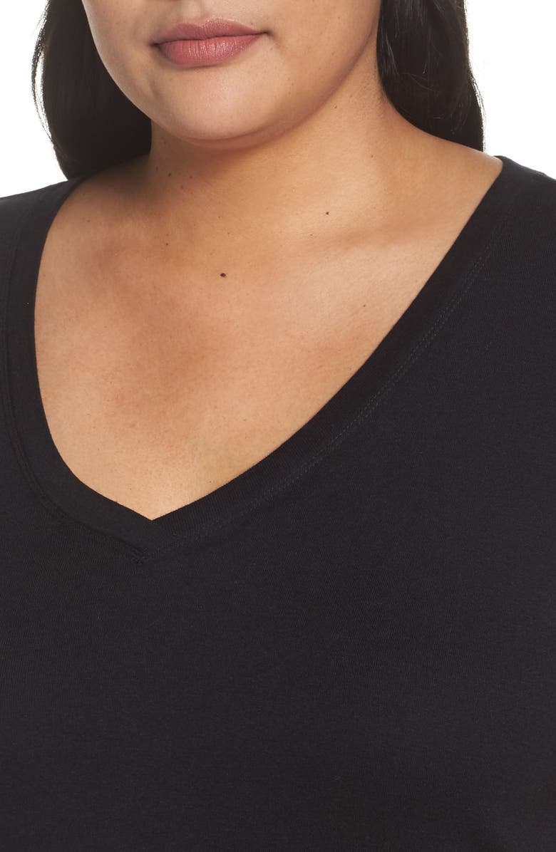 Sejour V-Neck Tee, Alternate, color, 