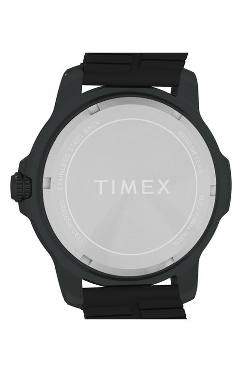 Timex ® Expedition Timberline Silicone Strap Watch, 42mm In Black