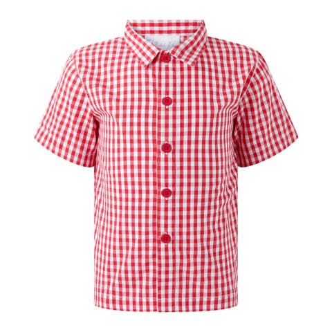 Gingham Shirt (Toddler, Little Kid, Big Kid)