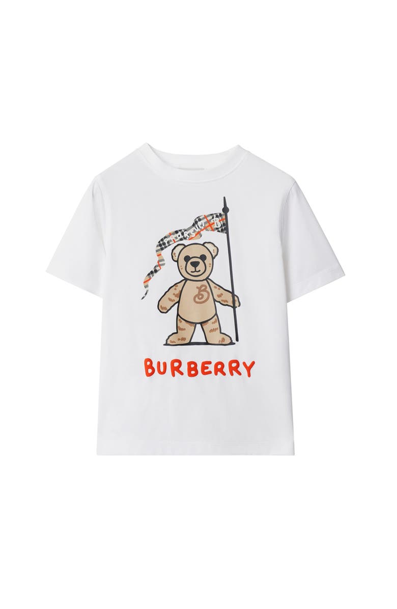Burberry Thomas Bear Cotton T-shirt, Main, color, 