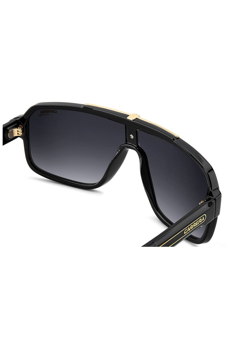 CA 1091/S 65mm Oversize Shield Sunglasses, Alternate, color, BLACK/ DARK GREY SF