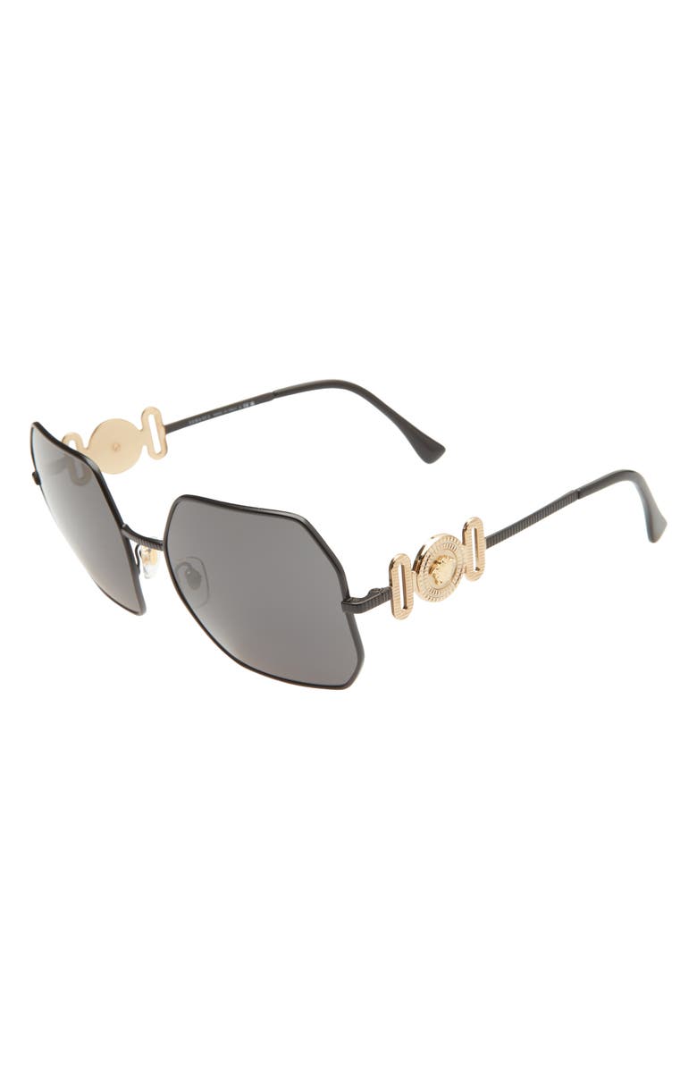 Versace 58mm Square Sunglasses, Alternate, color,