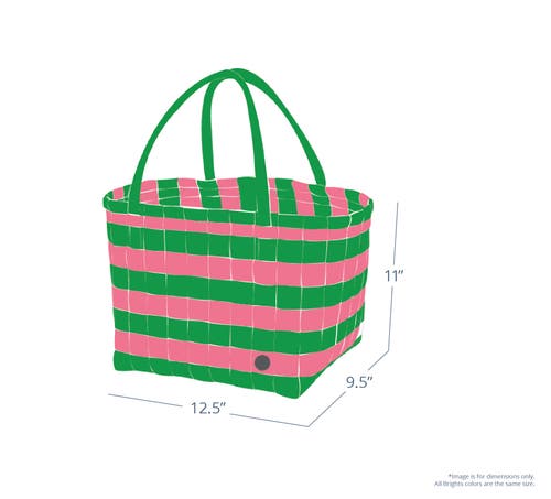 Shop Handed By Paris Brights Recycled Tote Bag In Dusty Turquoise