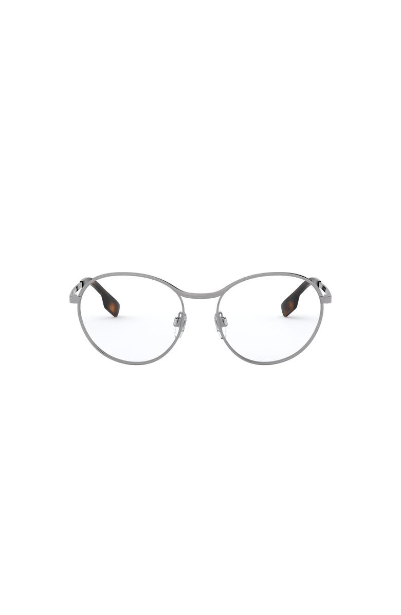 Burberry 53mm Round optical glasses, Alternate, color, Grey