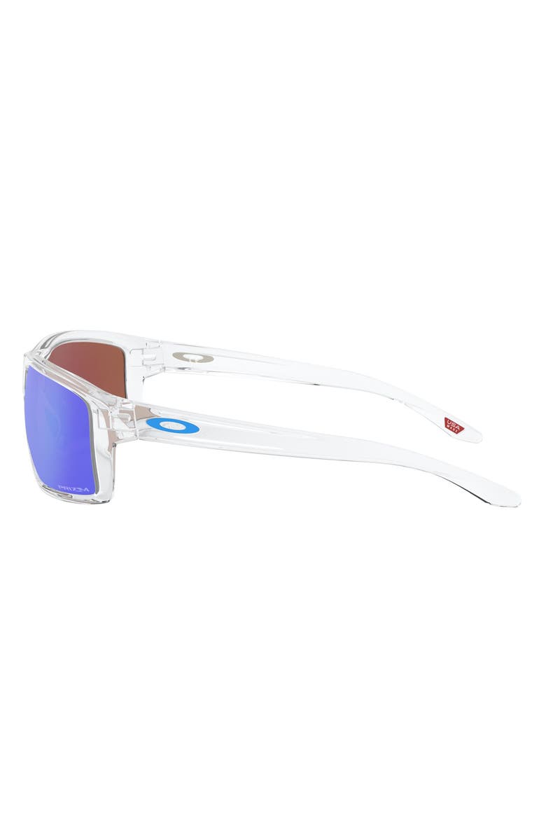 Oakley Gibston Prizm<sup>™</sup> 61mm Wrap Sunglasses, Alternate, color, Clear