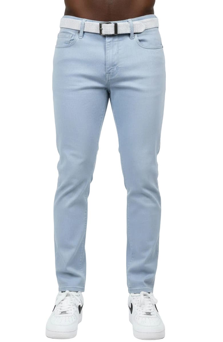 Maceoo Marthyr006 Blue Slim Stretch 5-Pocket Pants, Main, color, Blue