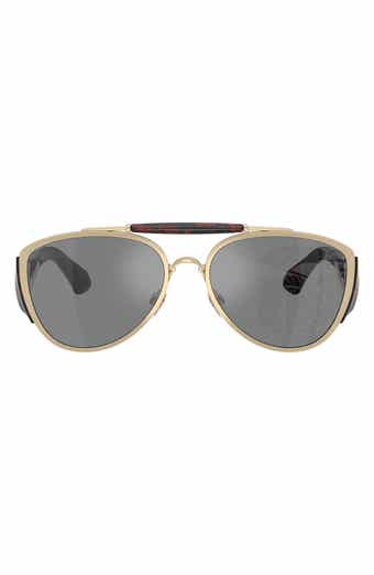 Burberry 60mm Pilot Sunglasses