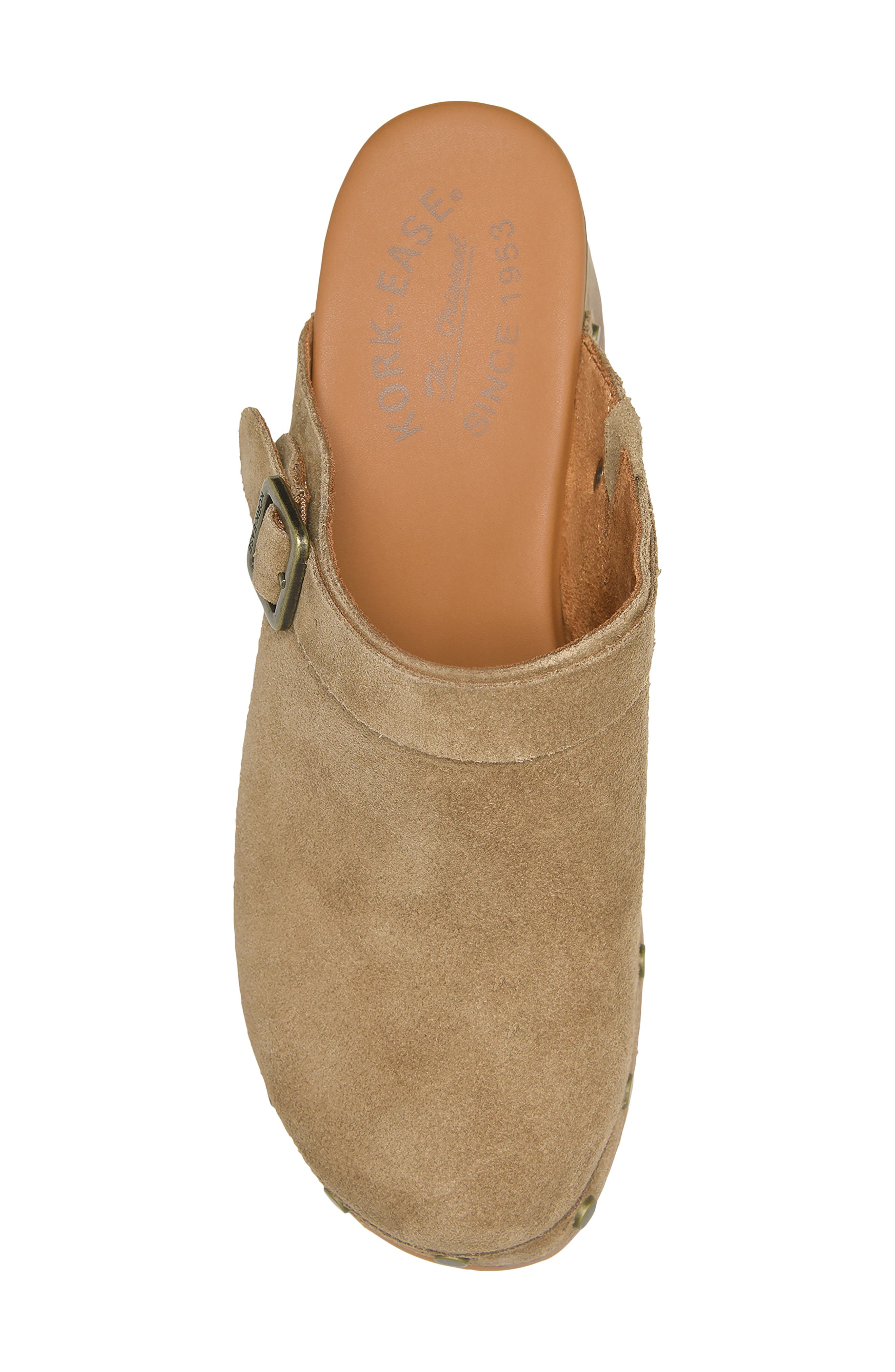 Tess Studded Clog, Alternate, color, TAUPE SUEDE