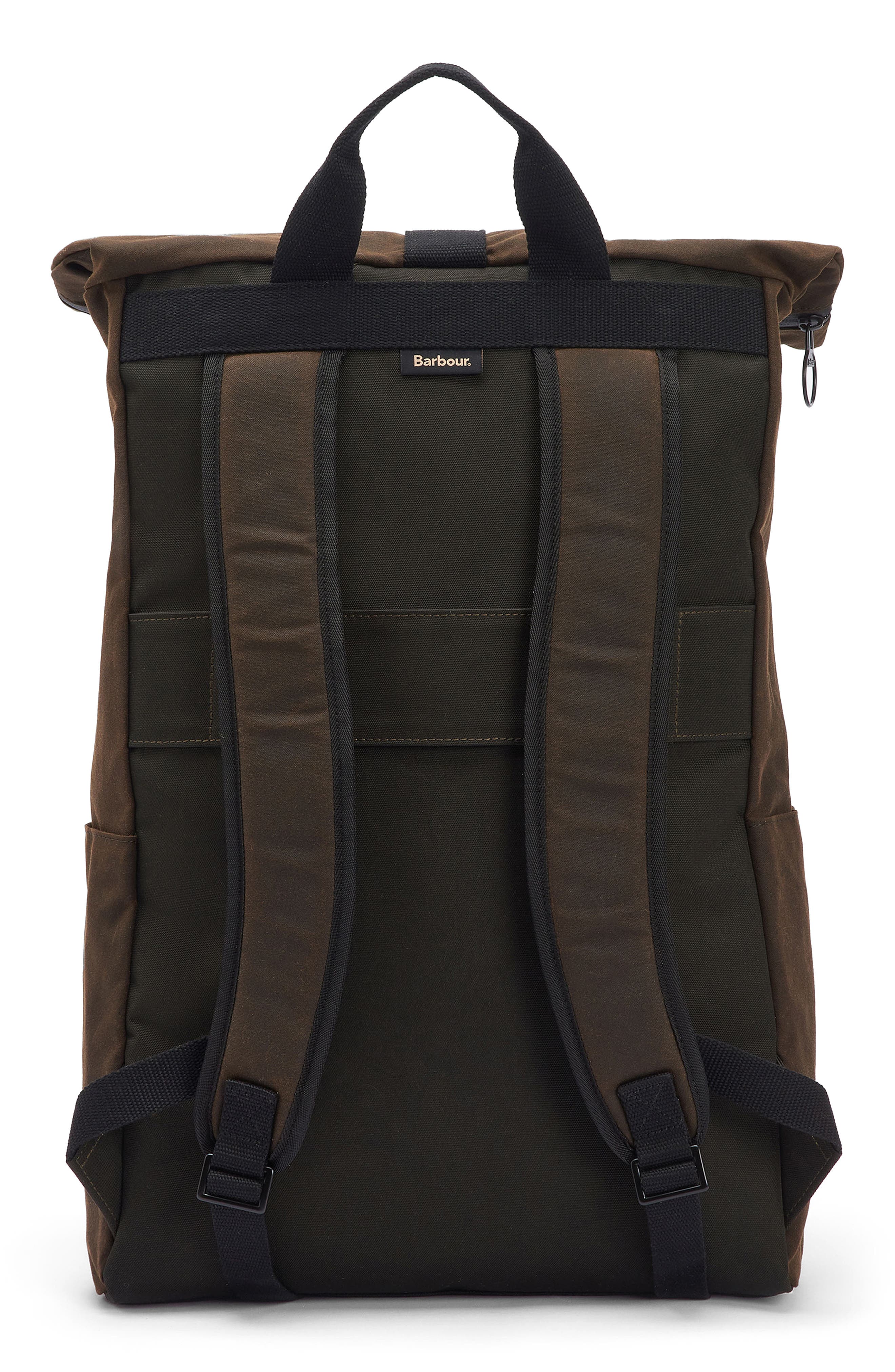 Barbour Field Waxed Cotton Backpack, Alternate, color, 