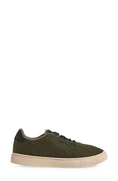 Yy Nation Cirro Wool Blend Water Resistant Low Top Sneaker In Green