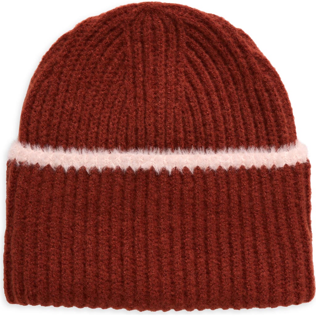 TREASURE & BOND TREASURE & BOND RIB CONTRAST BEANIE