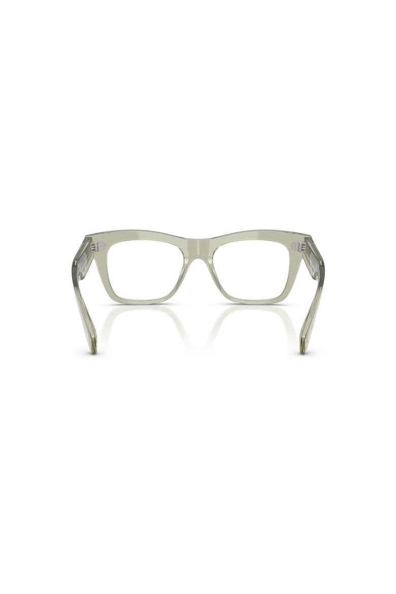 51mm Rectangle optical glasses, Alternate, color, Green