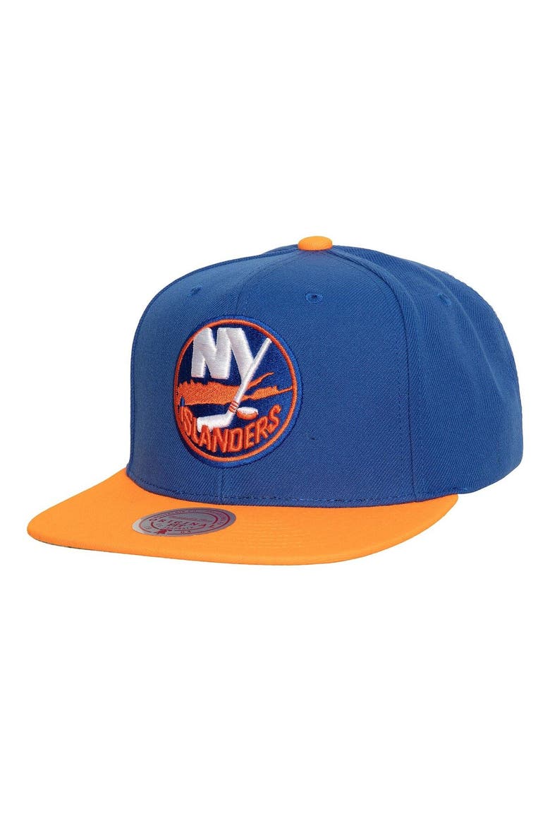 Men's Mitchell & Ness Royal New York Islanders Core Team Ground 2.0 Snapback Hat, Main, color, Royal