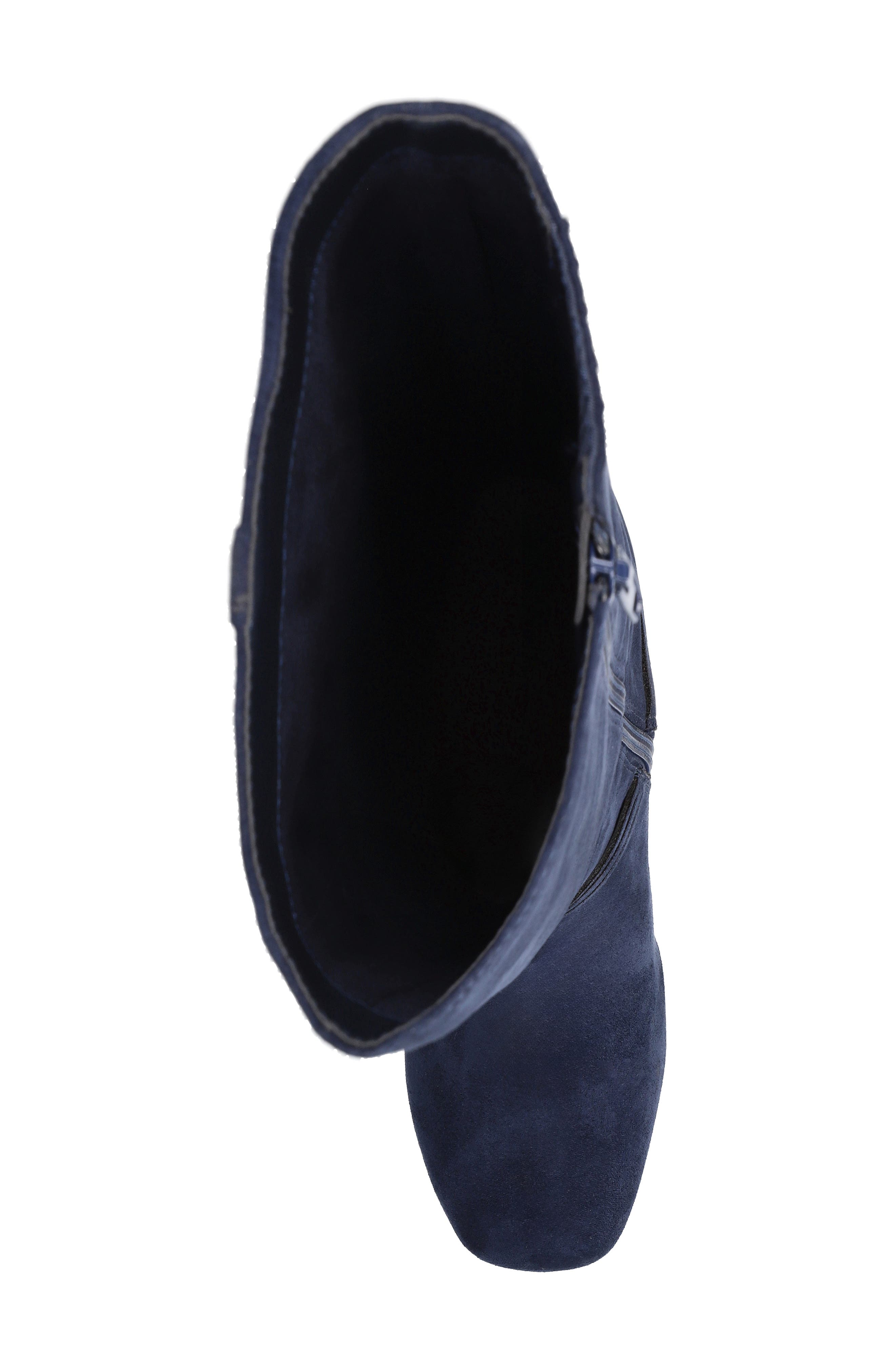 Oleander Knee High Boot, Alternate, color, NAVY SUEDE