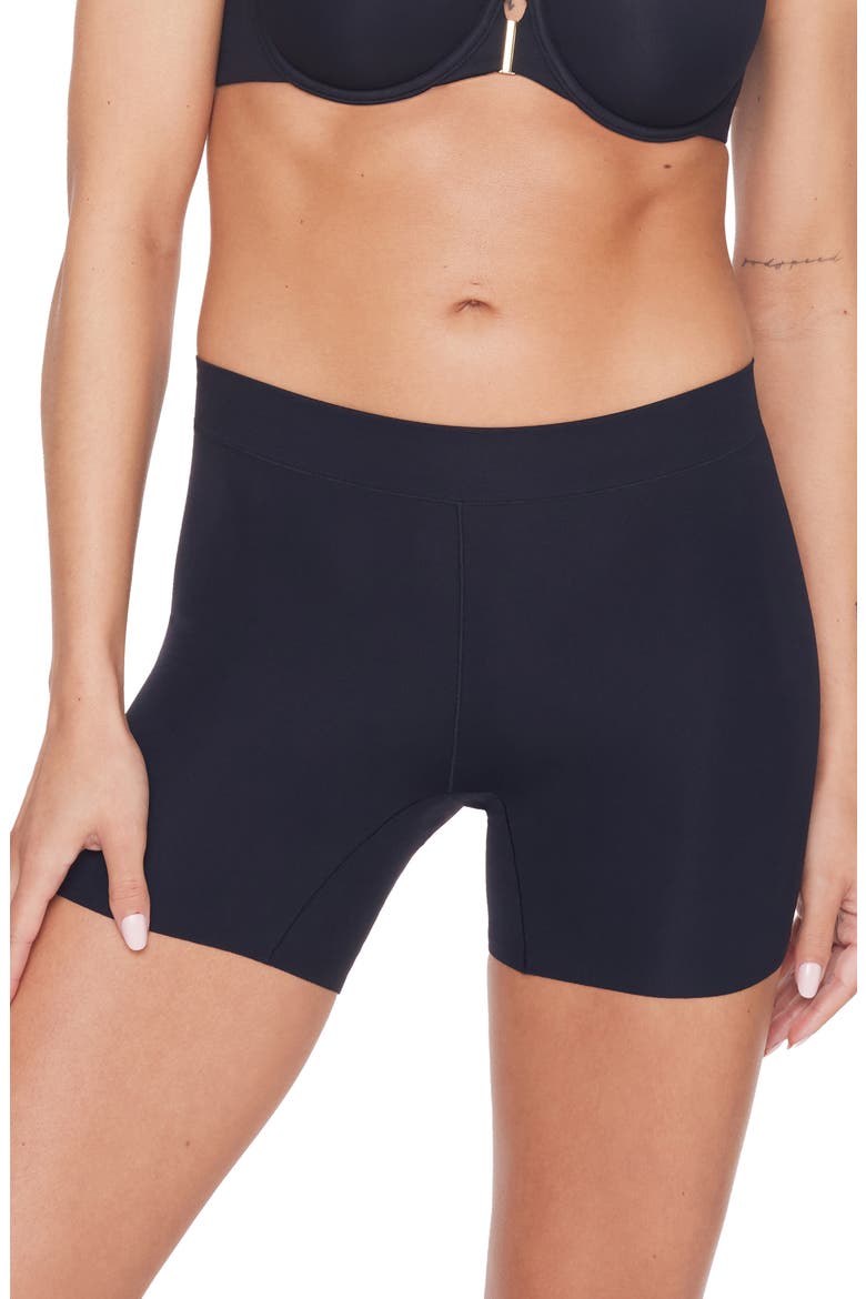 ComfortStretch Smoothing Anti-Chafe Shorts, Main, color, BLACK