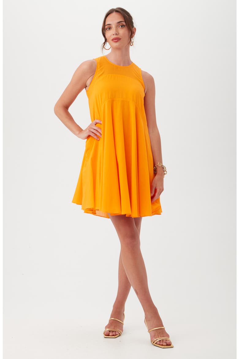 Mauvie Shift Dress, Alternate, color, FLORIDA ORANGE