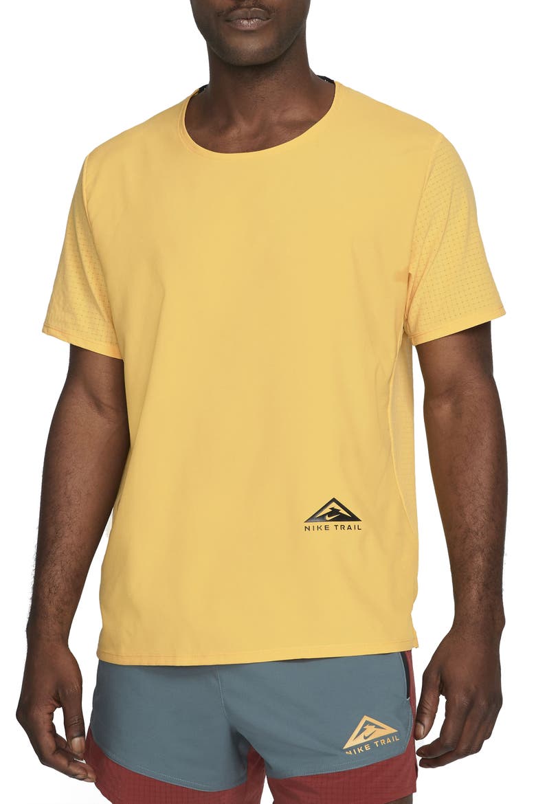 Dri-FIT Rise 365 Trail Running T-Shirt, Main, color, SOLAR FLARE