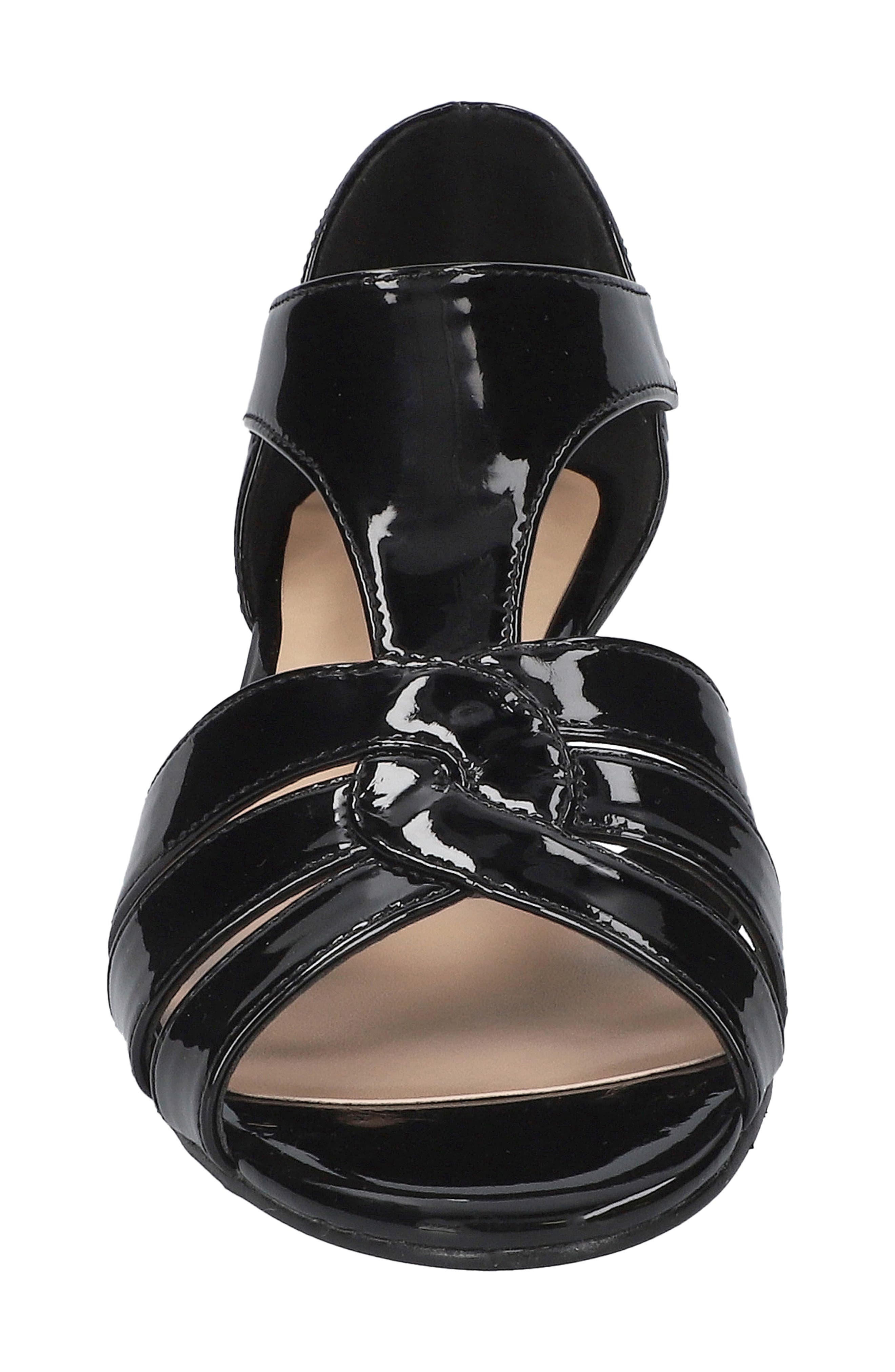 EASY STREET Essie Sandal, Alternate, color, Black Patent