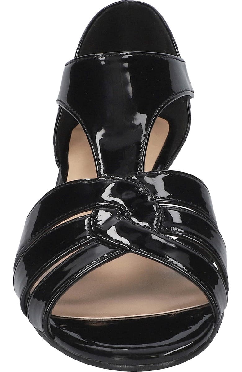 EASY STREET Essie Sandal, Alternate, color, Black Patent