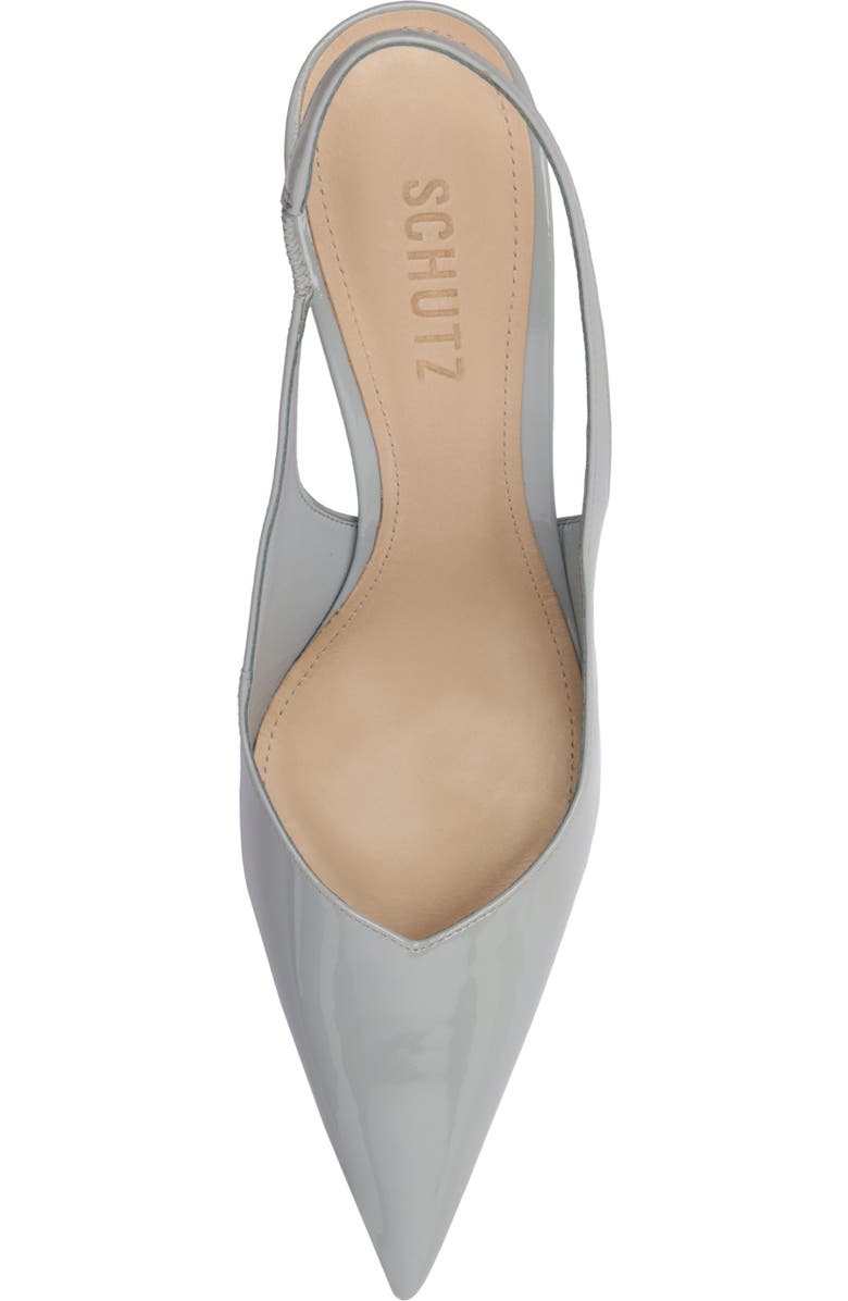 Schutz Lexi Pointed Toe Slingback Pump, Alternate, color, Light Azure