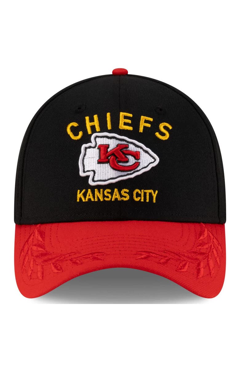 New Era Men's New Era Black/Red Kansas City Chiefs 2025 NFL Draft 39THIRTY Flex Hat, Alternate, color, Black