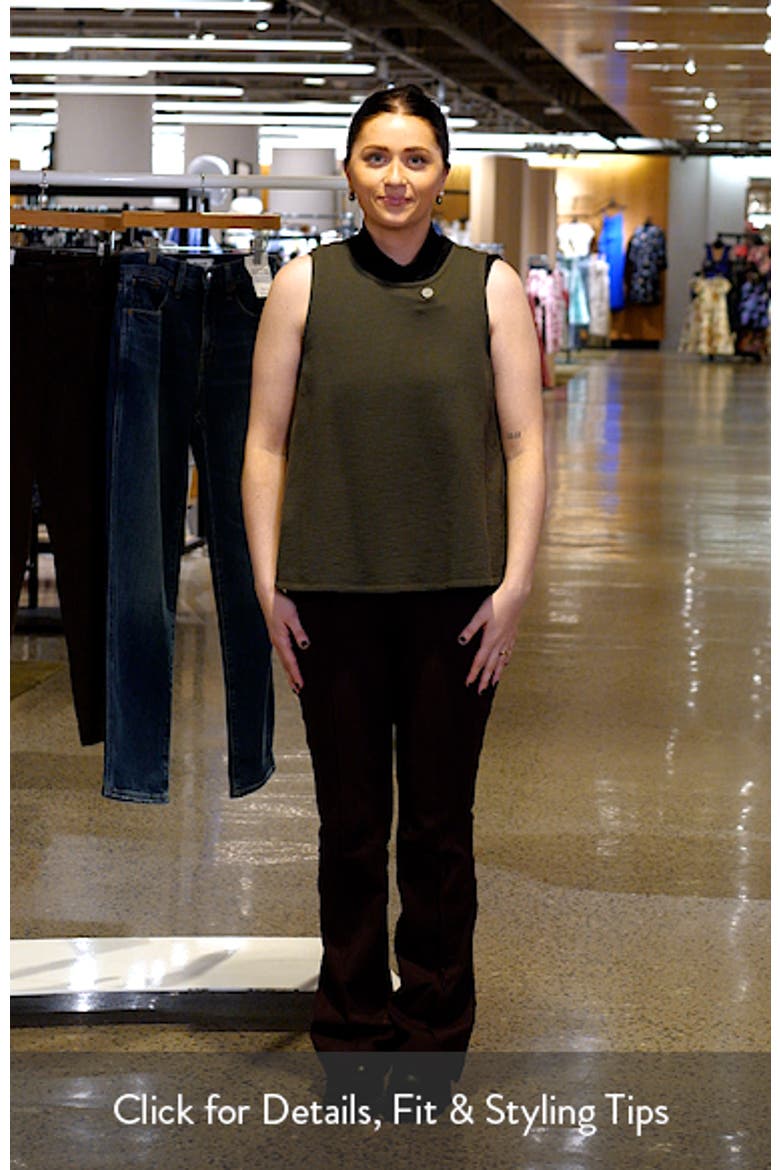 Crewneck Side Slit Organic Cotton Tank video