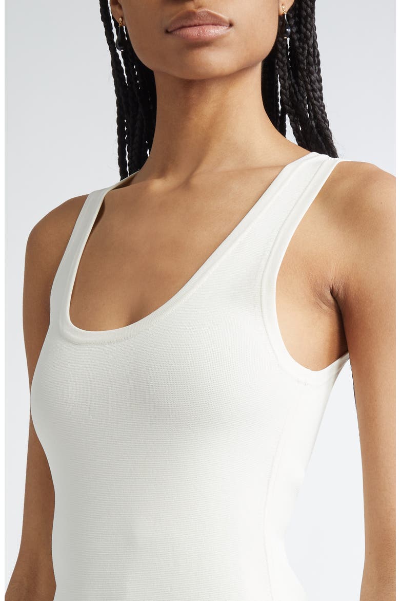 Midi Tank Dress, Alternate, color, WHITE