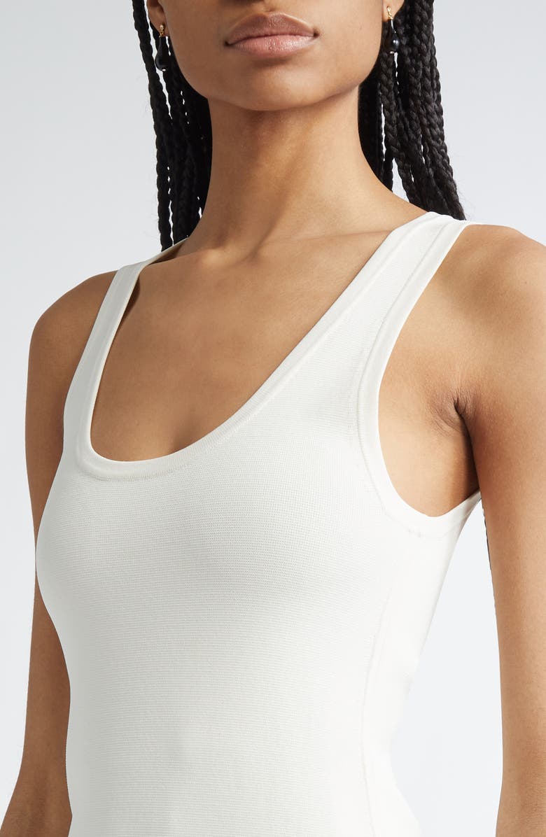 TOTEME Midi Tank Dress, Alternate, color, White