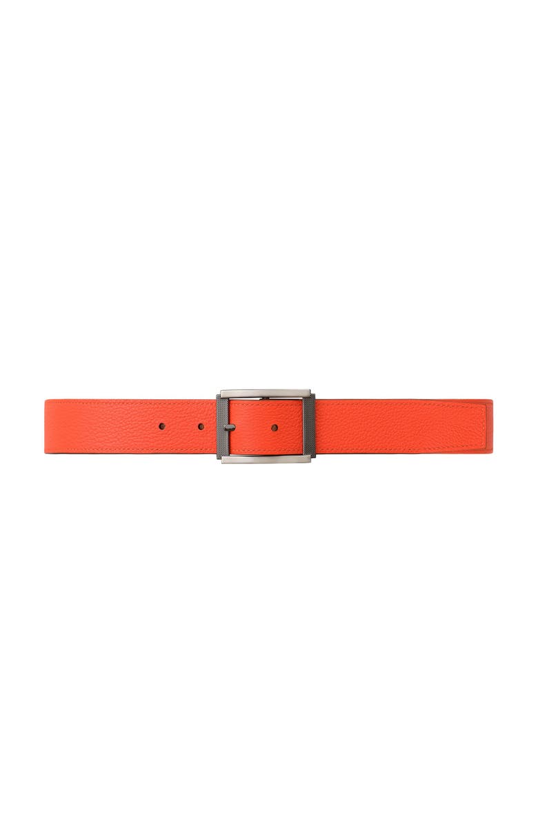 Vaincourt Paris Le Délicieux Resersible Leather Belt, Alternate, color, Havana