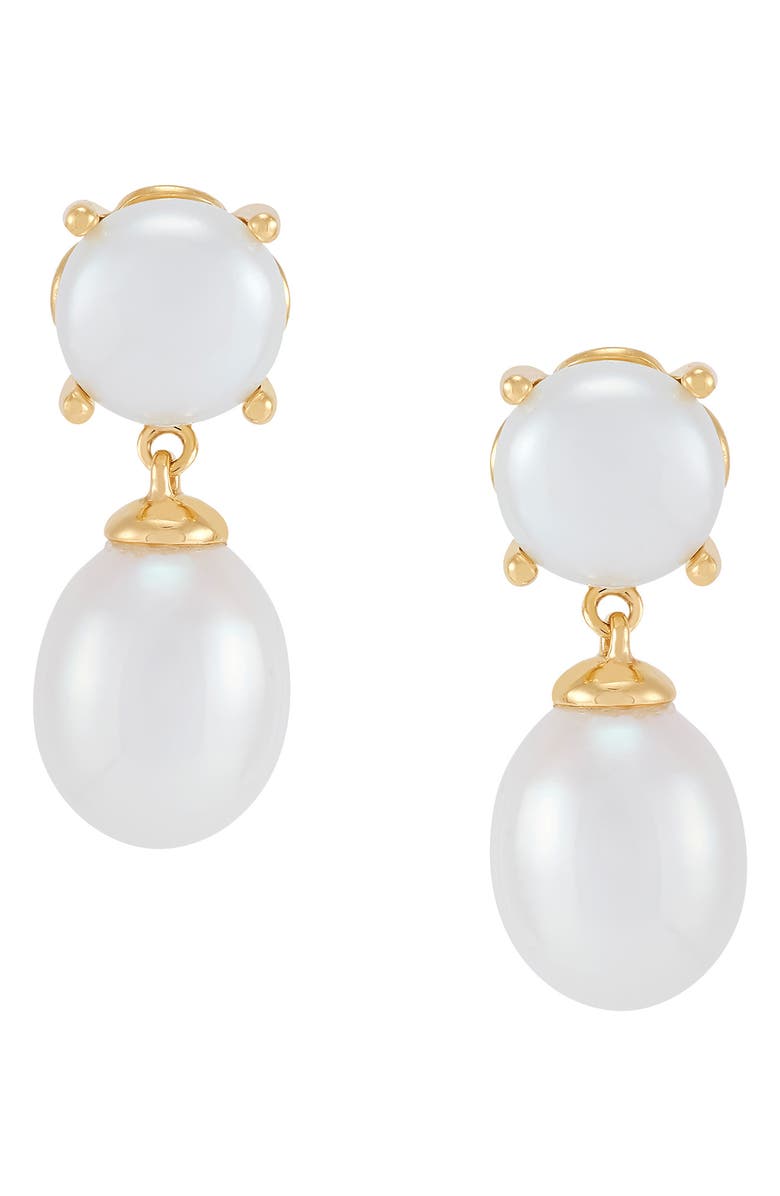 Frankie & Zoe Freshwater Pearl Drop Earrings, Alternate, color, 