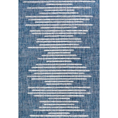 Zolak Berber Stripe Geometric Indoor/Outdoor Area Rug
