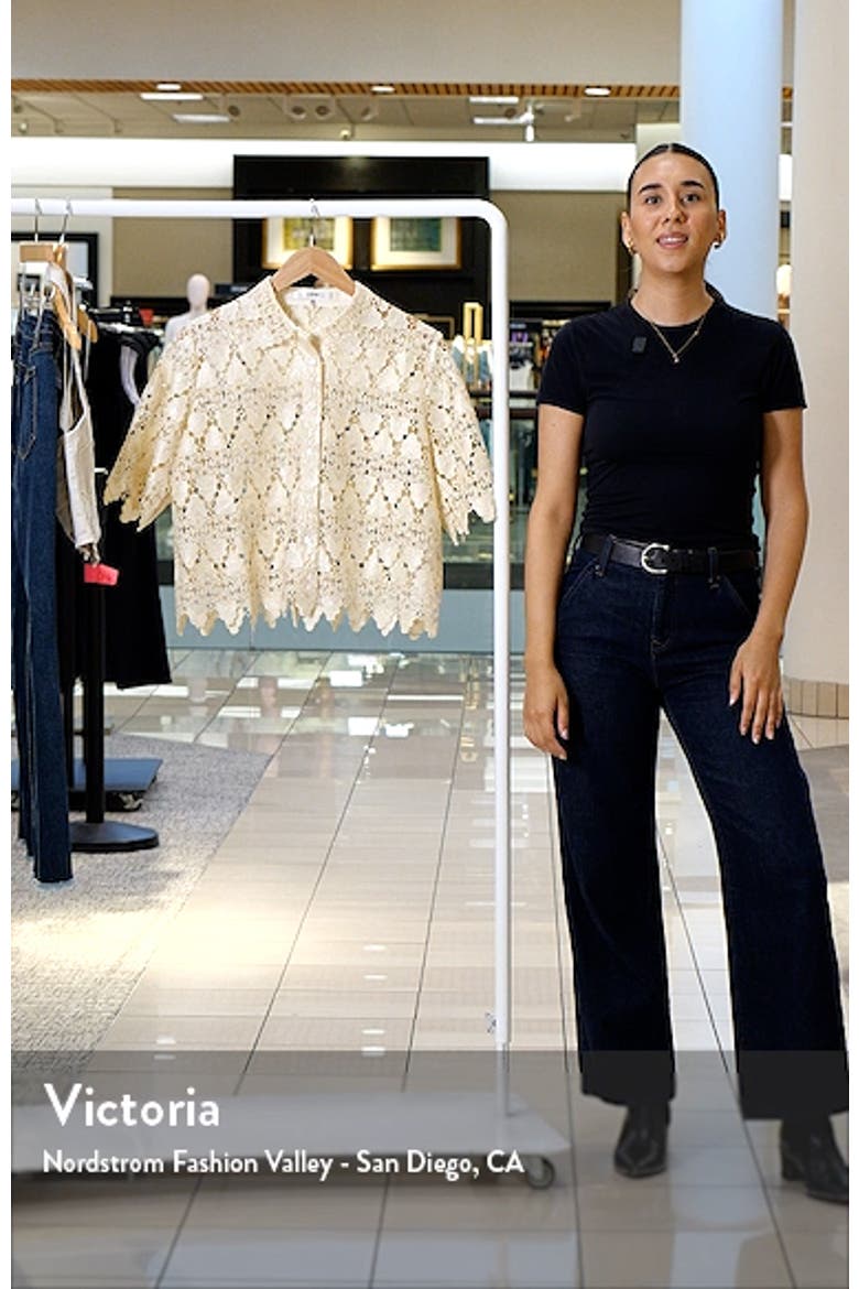 Lace Button-Up Shirt video