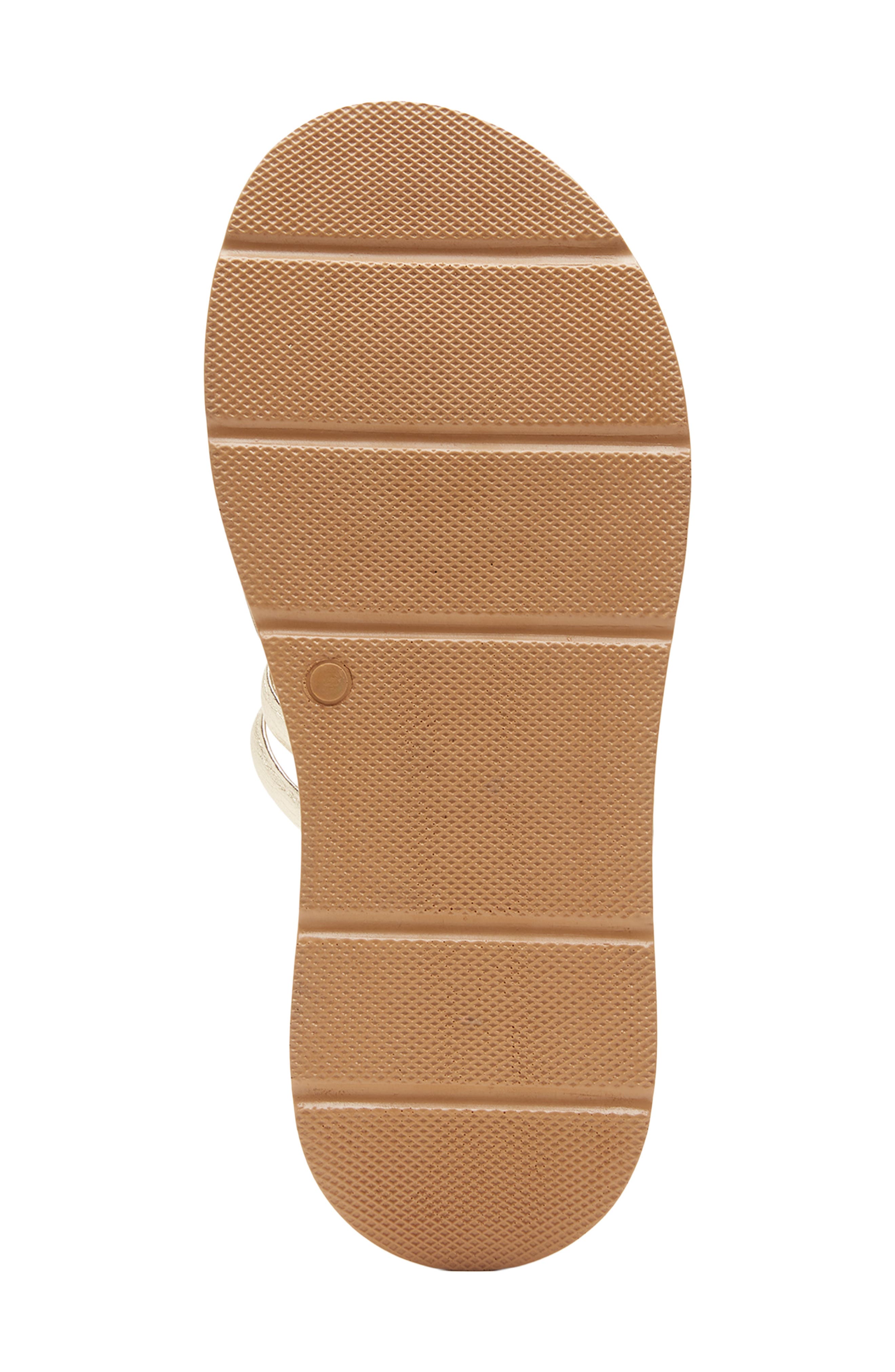 Avea Leather Slide Sandal, Alternate, color, GOLD LEATHER