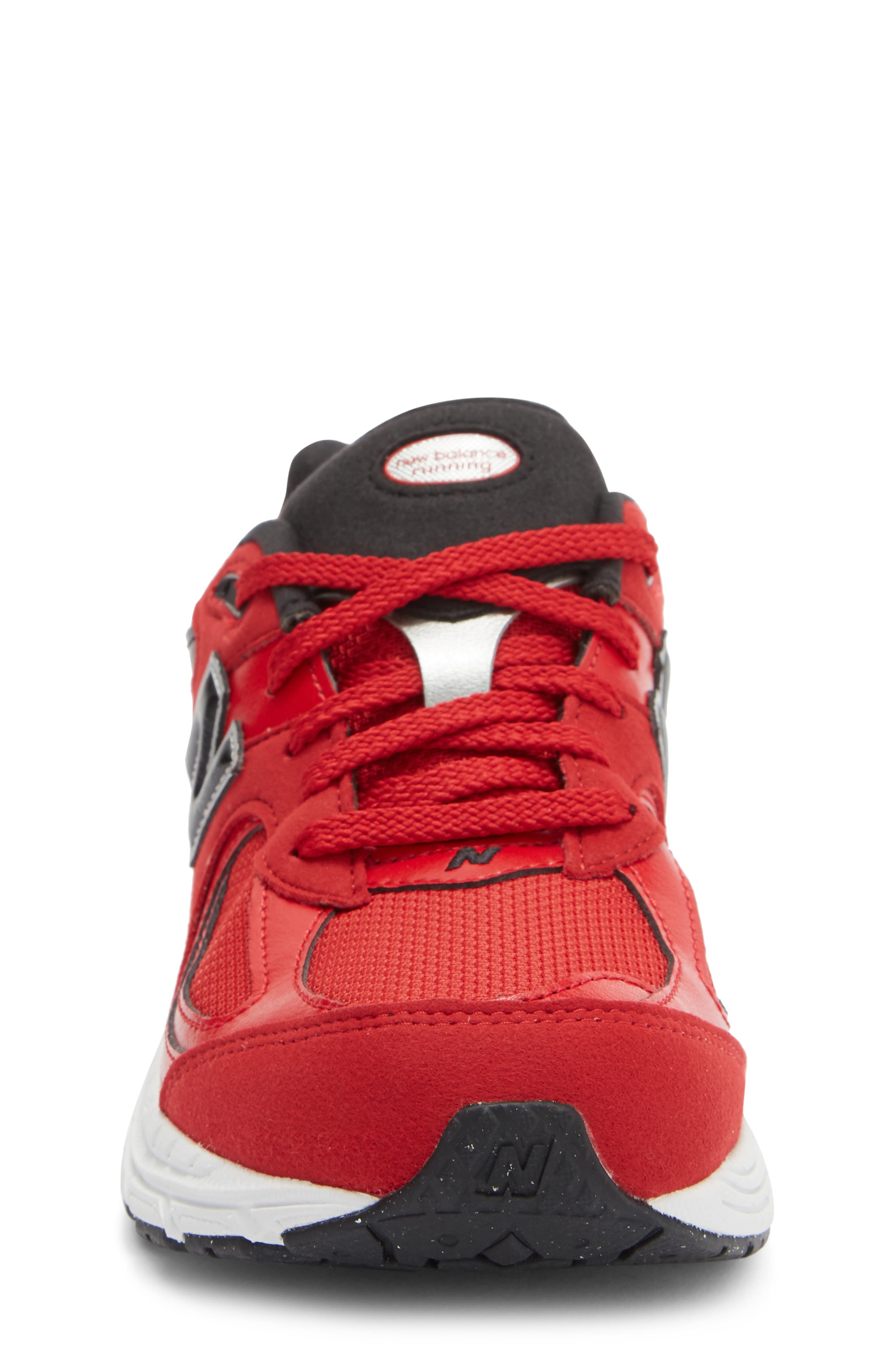 New Balance Kids' 2002 Sneaker, Alternate, color, Team Red/ Black