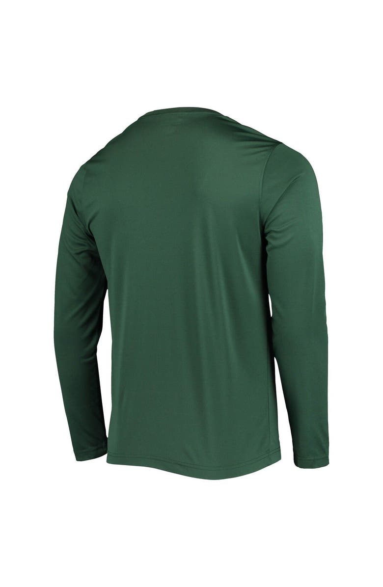 Champion Men's Champion Green Colorado State Rams Wordmark Slash Long Sleeve T-Shirt, Alternate, color, 