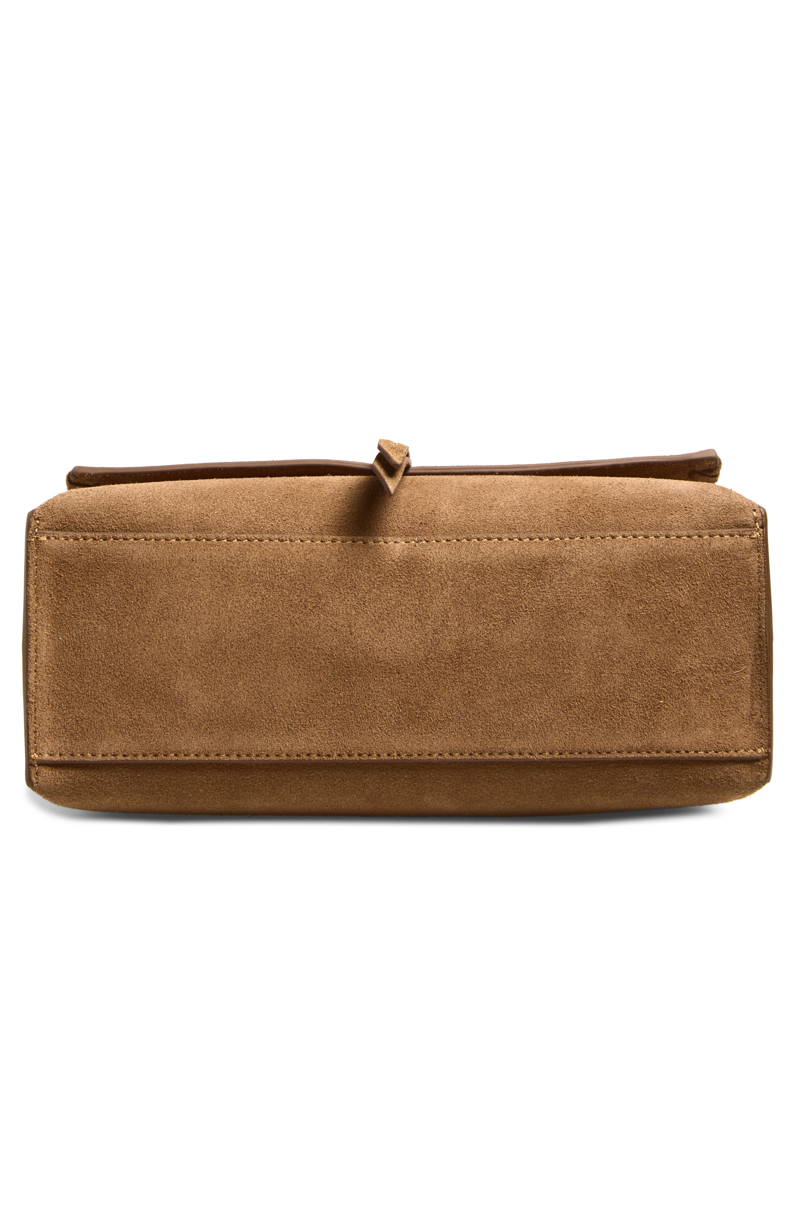 Sam Edelman Sylvia Suede Crossbody Bag, Alternate, color, Tan